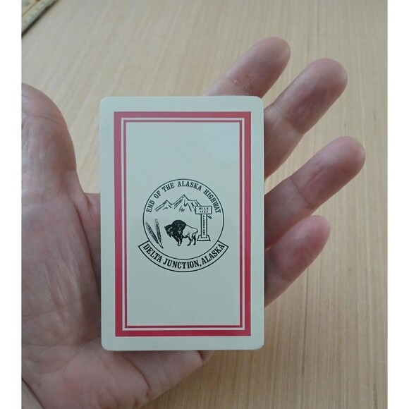 End of The Alsaska Highway Delta Junction Playing Cards New Sealed Vintage USA - Picture 1 of 9